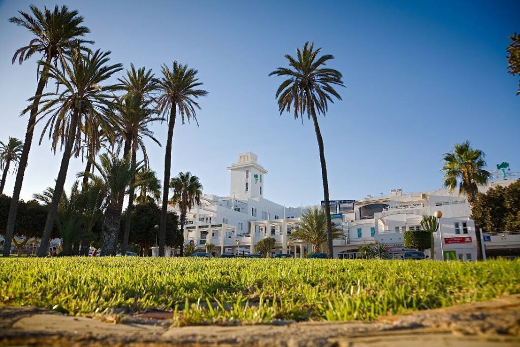 Vista del Parque Comercial Mojácar donde tiene su oficina 10 Billion Solutions. / Foto: Parque Comercial Mojácar 