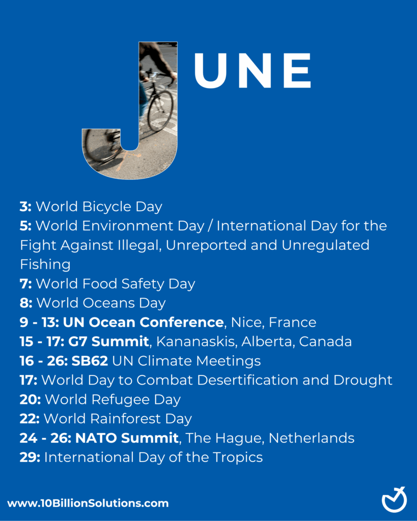 June 2025 climate events