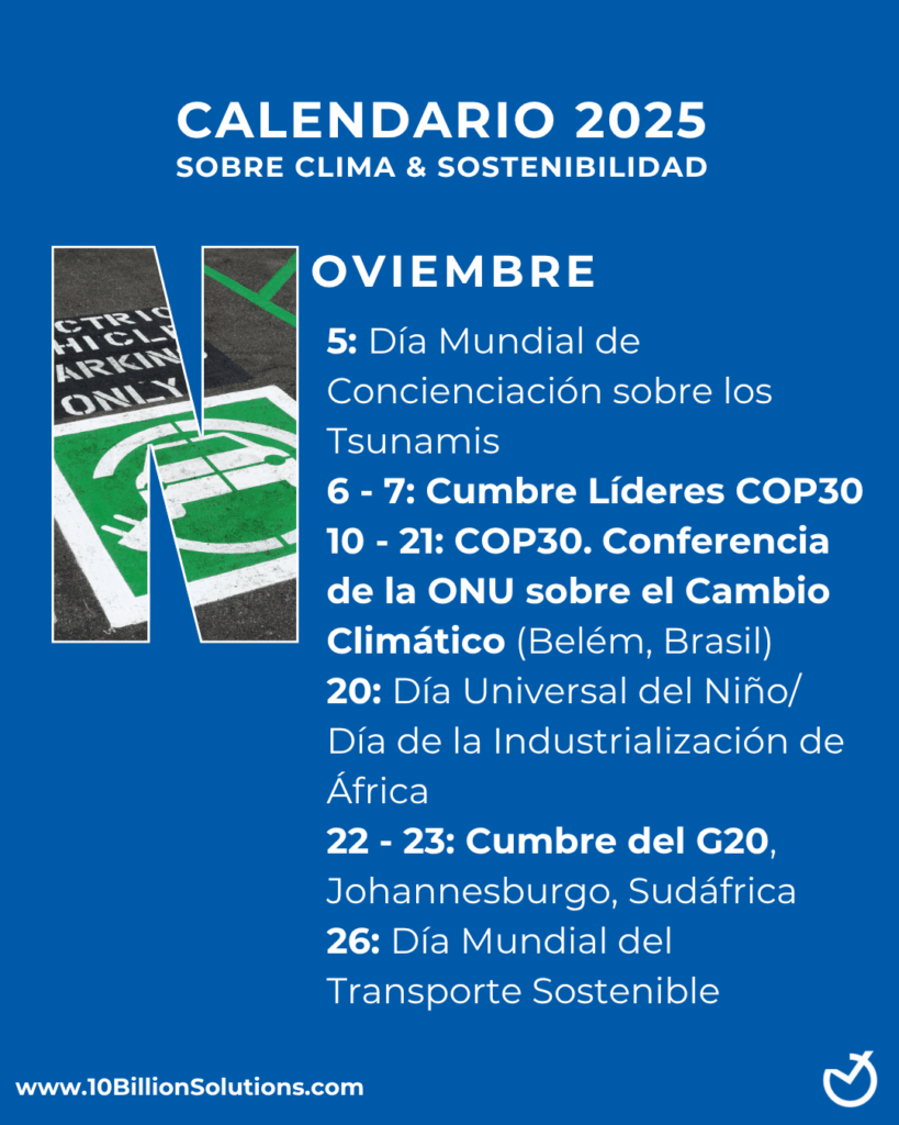NOVIEMBRE calendario eventos climáticos 2025