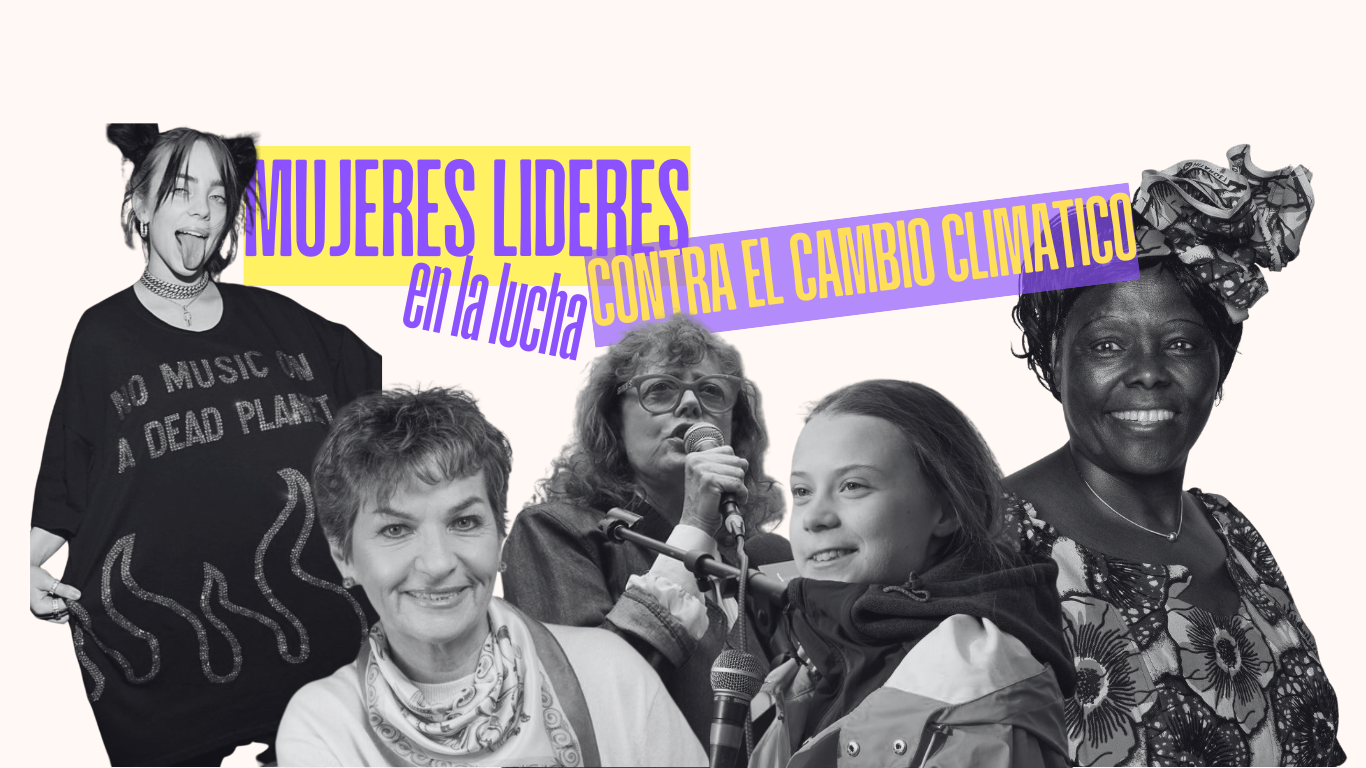 mujeres lideres lucha cambio climático