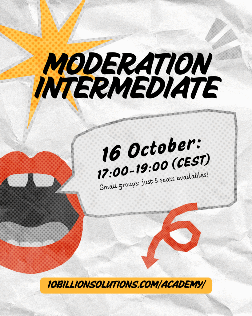 Communication strategies. moderation intermediate course