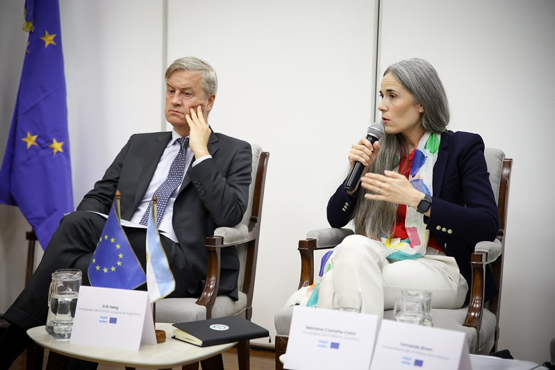Mariana Castaño Cano en Diálogo Climático Unión Europea Argentina 2025 Fotos Delegación UE en Agentina