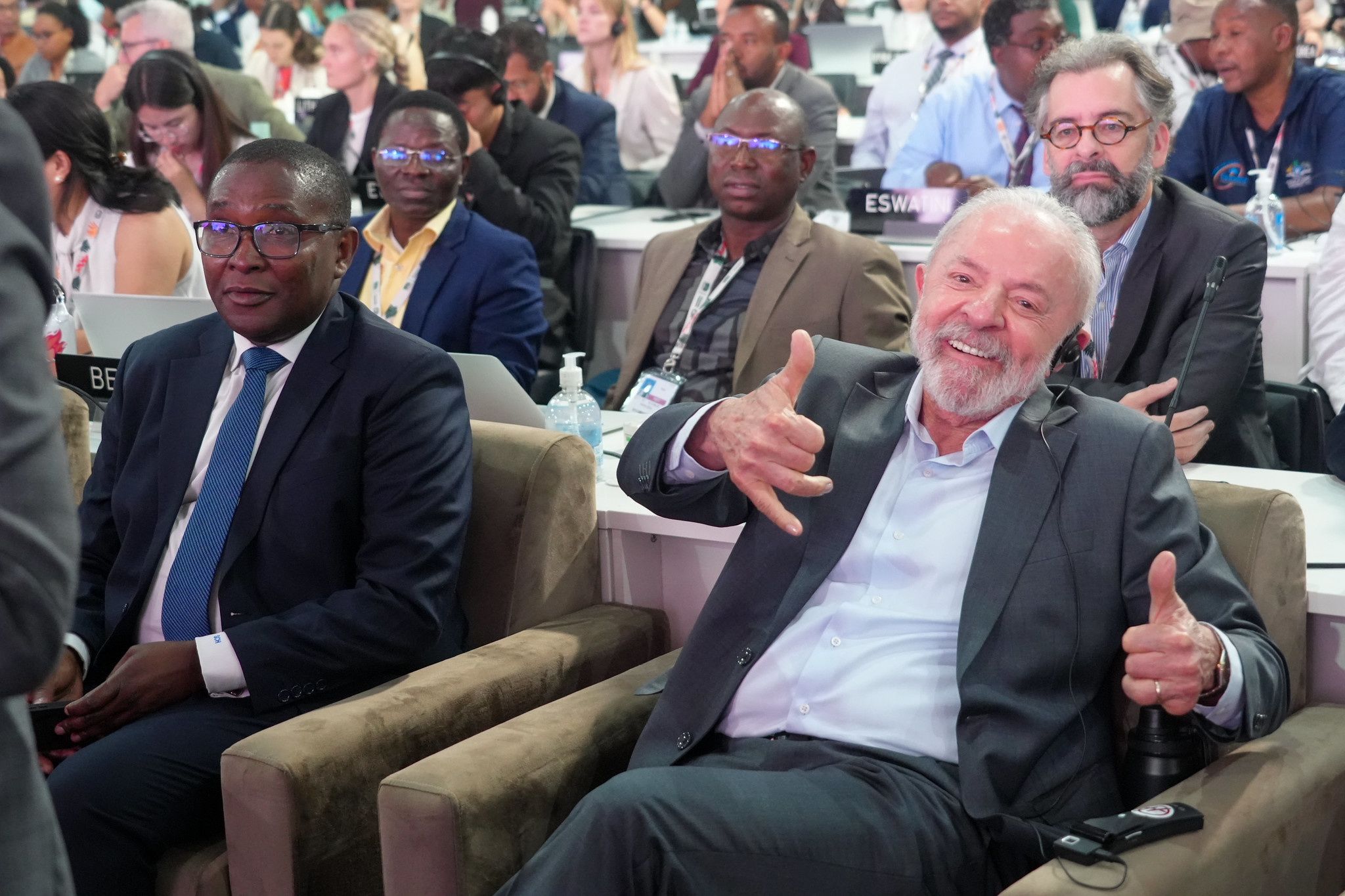 Brazilian President Luiz Inácio Lula da Silva at the COP30 opening in Belém Brazil on 10 November 2025 Photo by 10 Billion Solutions Mariana Castaño Cano