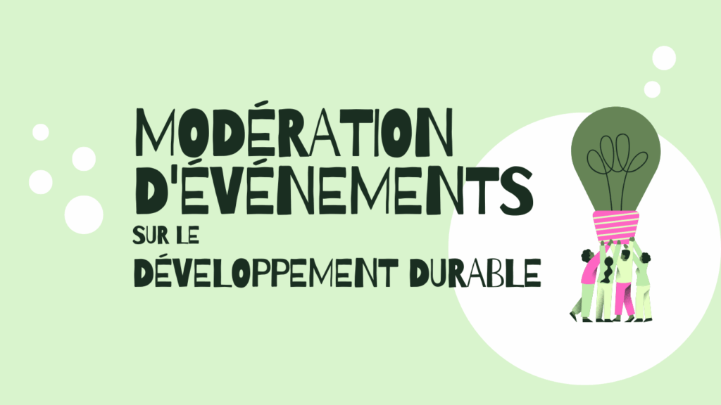 v2 Modération d'événements sur le développement durable