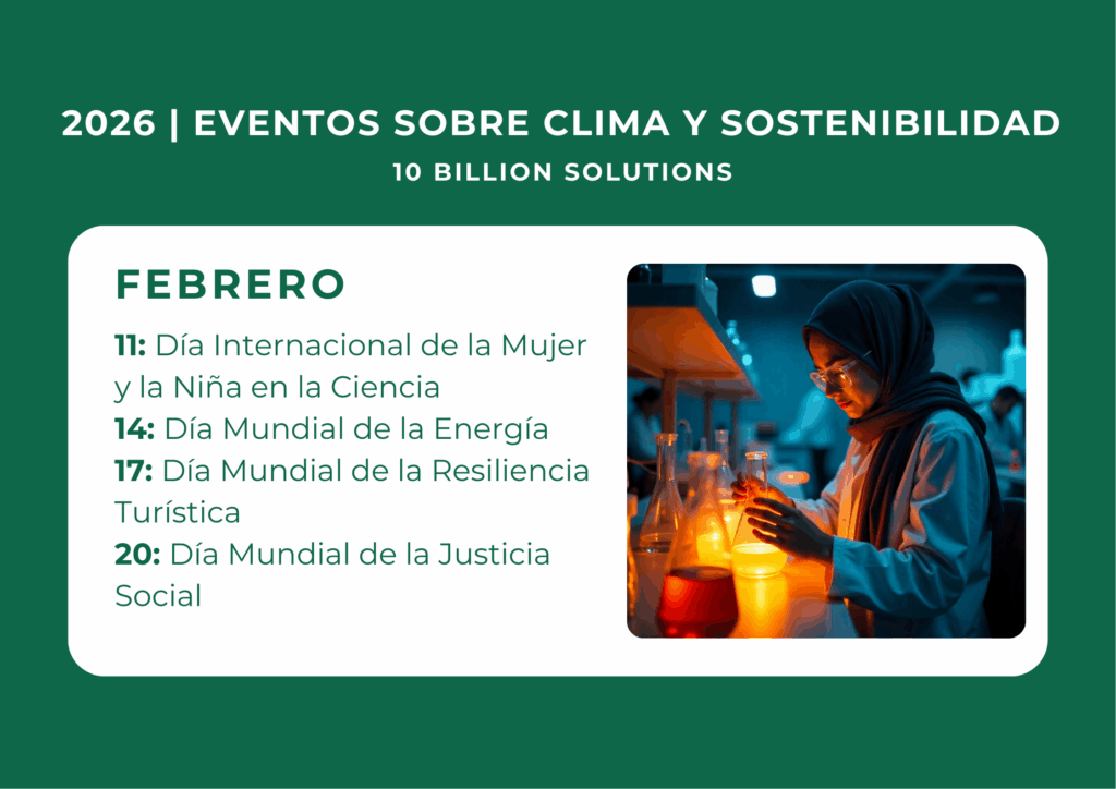 calendario eventos clima y sostenibilidad 2026