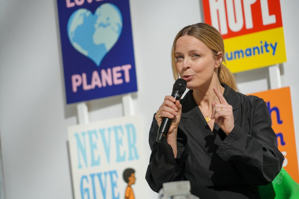 Fredrika Klarén, Head of Sustainability at Polestar speaks during ChangeNOW 2026. Photo by Mariana Castaño Cano / 10 Billion Solutions