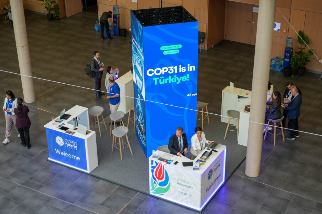 COP31 stand at the June Bonn Climate Conference on 9 June 2026